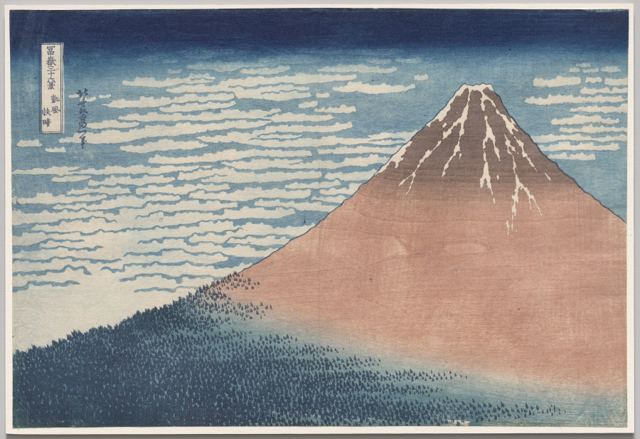 凯风快晴，选自《富岳三十六景》