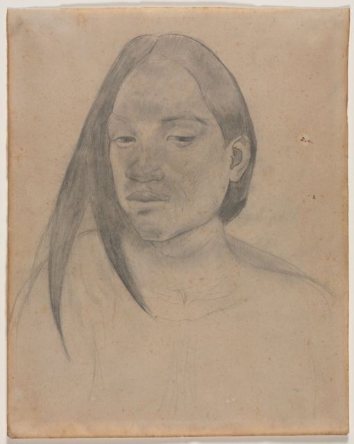 Head of a Tahitian Woman