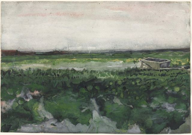 Landscape with Wheelbarrow