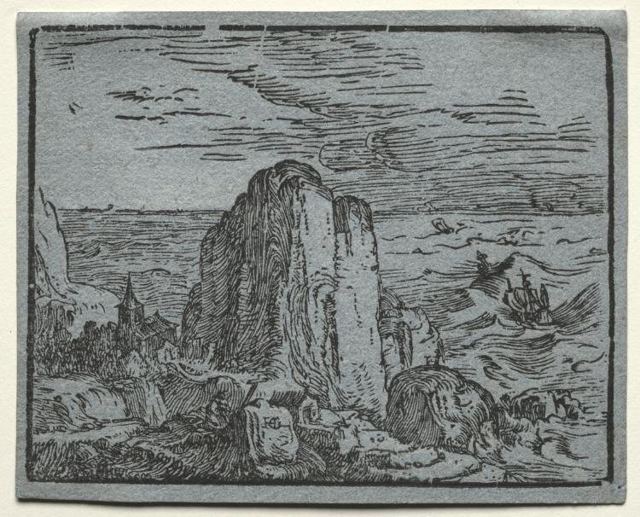 Four Small Landscapes: No.4, Cliff on the Seashore