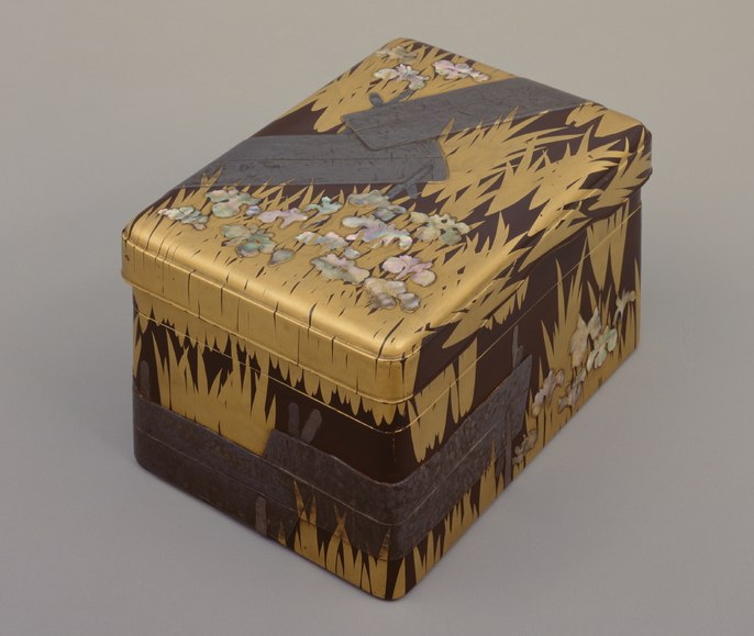 Writing Box with the Yatsuhashi Bridge