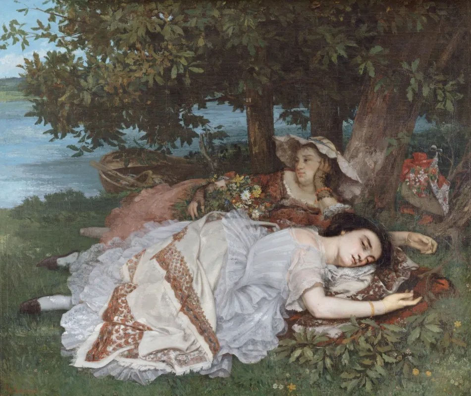 Young Ladies on the Banks of the Seine (Summer)